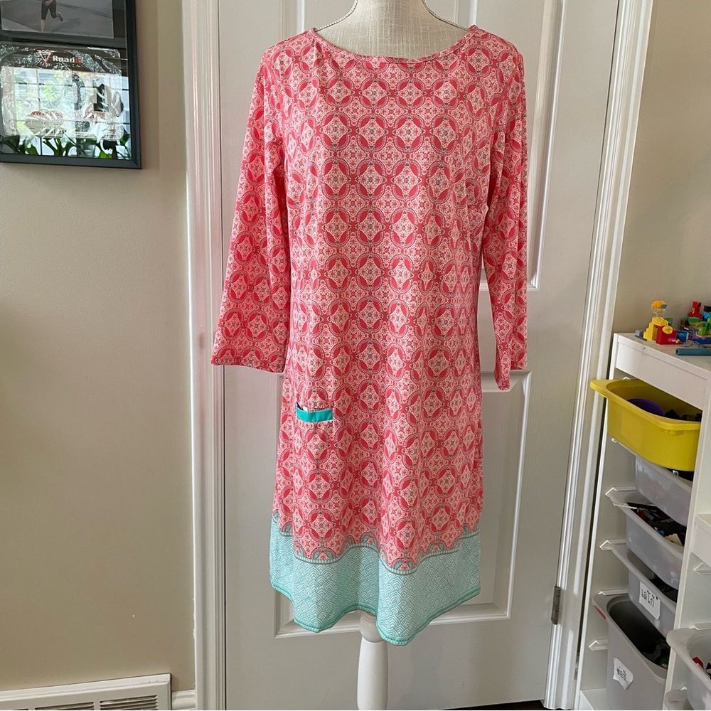 Cabana Life Shift Women's Dress Coral Tides (Size XL) - Picture 6 of 15